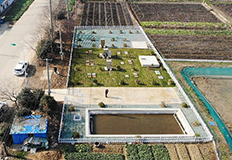 360吨/天大型农村生活污水处理设备案例，水质通过验收！